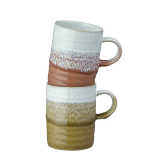 Denby Kiln Accents Ochre & Rust Set of 2 Mugs
